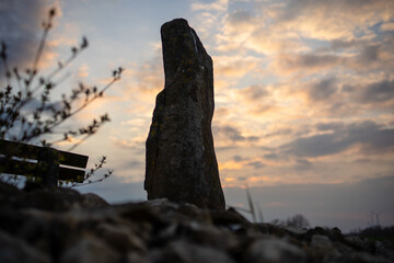 Menhir von Flonheim April 2021