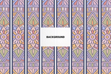 Vector ornamental background with mandala