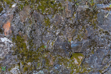 Old stone texture stone wall background