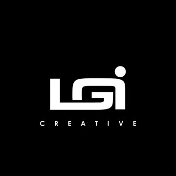 LGI Letter Initial Logo Design Template Vector Illustration
