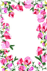 Fototapeta premium frame of roses