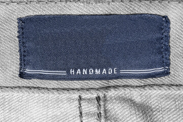 Handmade clothing label