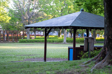 Obraz premium 【上尾市 平塚公園】休憩所