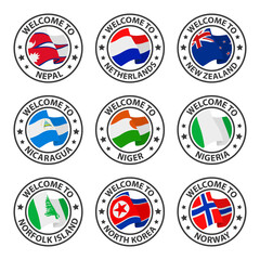 Collection of icons welcome to. Parts 15 of 23.