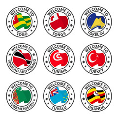 Collection of icons welcome to. Parts 21 of 23.