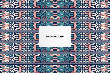 Vector ornamental background with mandala