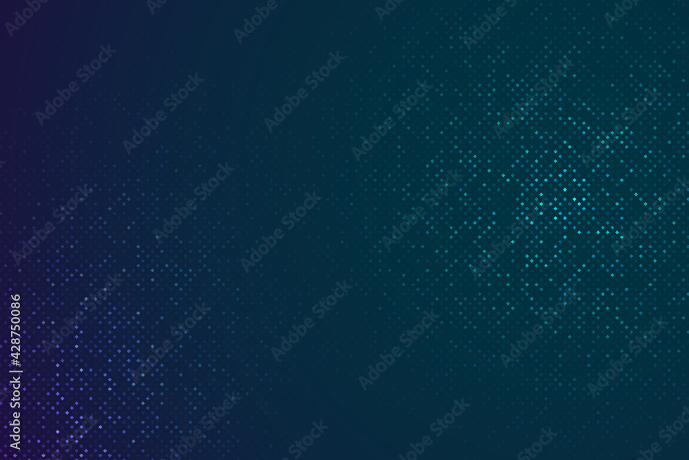 Poster abstract background consisting of small dots and squares. pixels.