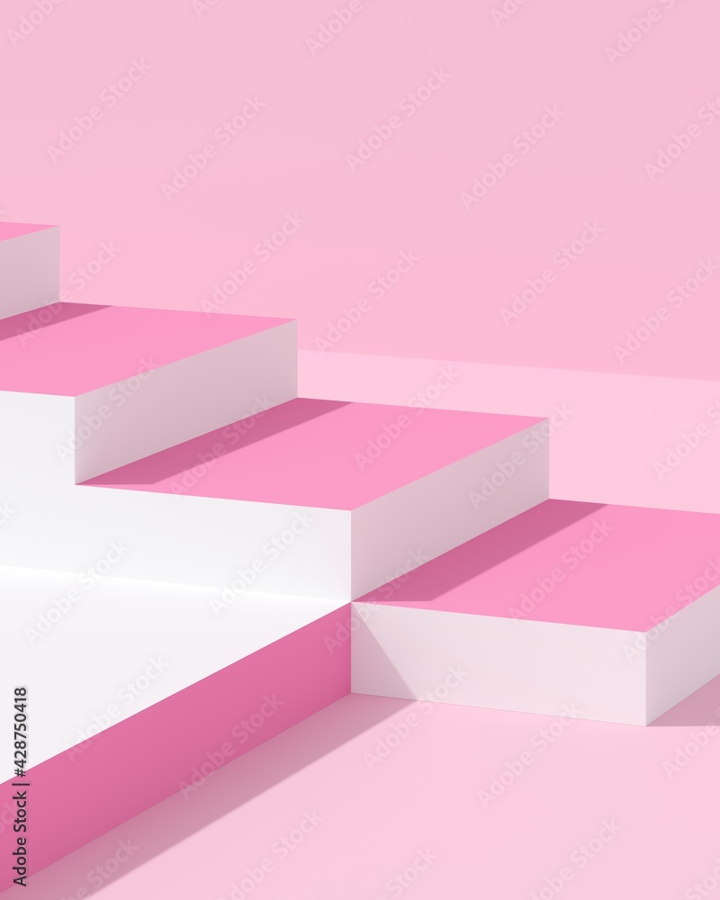 Poster abstract background minimal style for product branding. mock up scene and empty space. 3d render