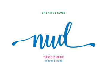 NUD lettering logo is simple, easy to understand and authoritative