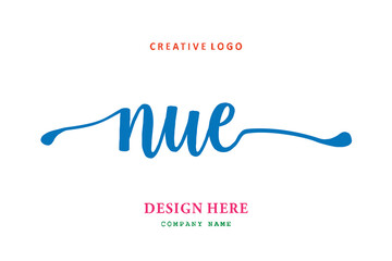 NUE lettering logo is simple, easy to understand and authoritative