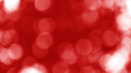 Blurred abstract bokeh with carmine red for background.
