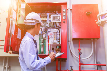 Engineer inspection Industrial fire control system