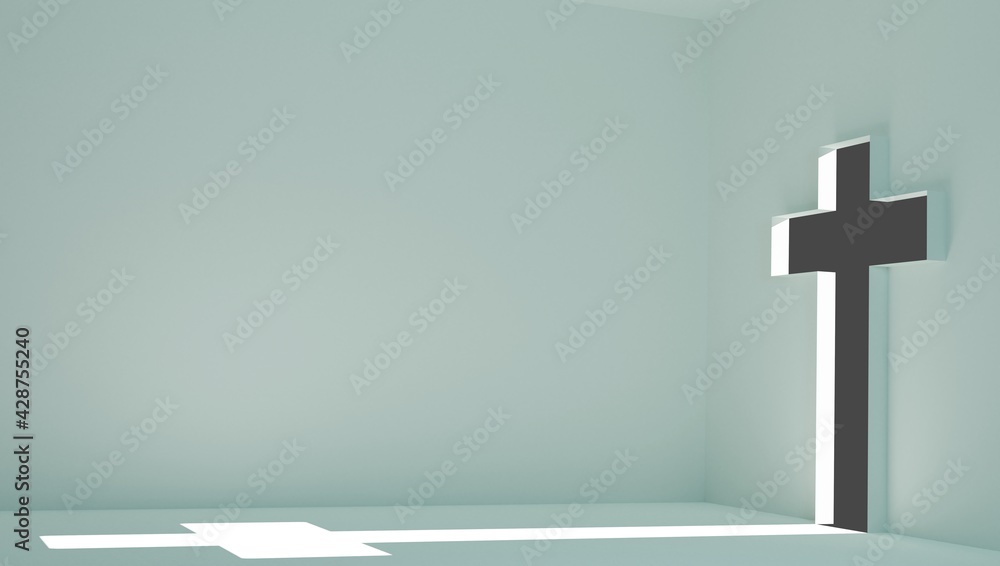 Poster 3d rendering of abstract wallpaper with geometric shapes. futuristic architecture.
