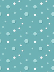 Seamless Gentle Pattern with Circles