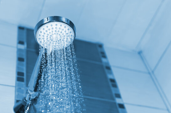 Shower Head With Droplet Water