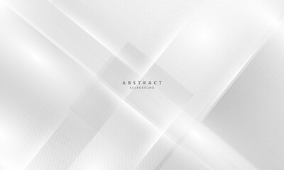 Obraz premium Abstract white background poster with dynamic. technology network Vector illustration.