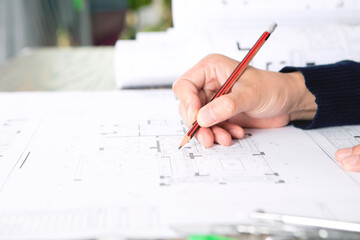 Drawing construction drawings