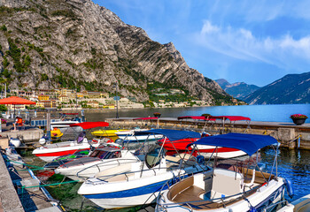 Fototapeta na wymiar Limone, Lago di Garda, Italy