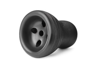 Empty hookah bowl for tobacco isolated on white