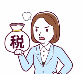 スーツを着た女性