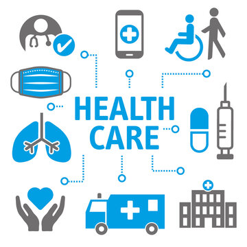Health Care and Medical icon Set