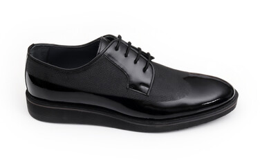 Elegant  handmade leather black shoes