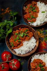 chicken with vegetables and rice