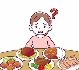 たくさん食べ物を食べる人