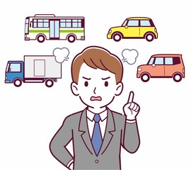 色々な交通手段を使う人