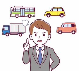 色々な交通手段を使う人