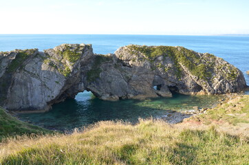 Lulworth Cove on Jurassic Coast 