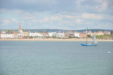 View of the city  and the beach