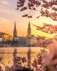 Zelfklevend Fotobehang Spring in Hamburg © AlexanderAntony