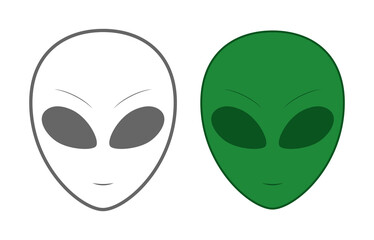 alien face head icon