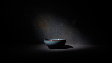 incense sticks in a bowl