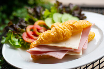 Croissant Ham and Cheese