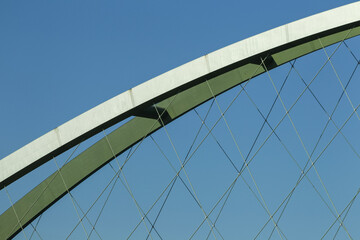Fehmarnsundbrücke, Bridge, Fehmarnsund, Baltic Sea, island connection, part, blue