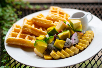 Fruit Waffle