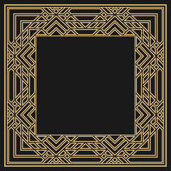 Obraz premium Circular decorative frame.