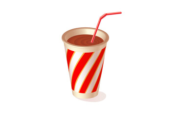 juice illustration isolated on white background
