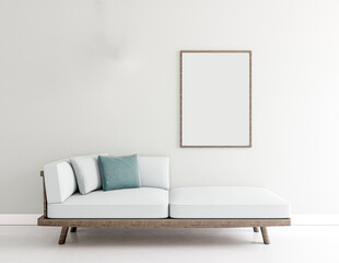 modern interior with sofa