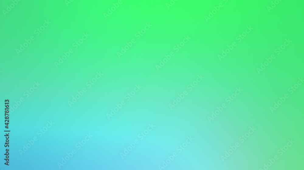 Wall mural Abstract smooth classice on  green -blue gradient background.