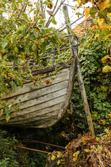 abandoned boat