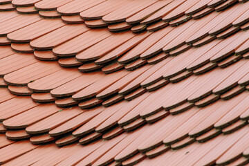 red roof tiles