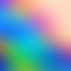 Blue green red rainbow gradient blur background.  © MaxArtMix