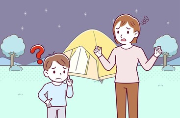 母と男の子二人で