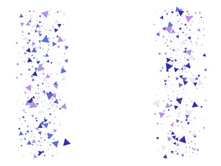 Naklejka premium Triangle Explosion Confetti. Broken Glass Explosive Effect. Exploded