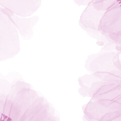 pink background flower nature spring floral color frame watercolor style wallpaper modern banner template paper creative card art
