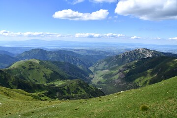 Naklejka premium Starorobocianska Dolina Tatry Zachodnie, TPN, góry, Szczyty Tatr