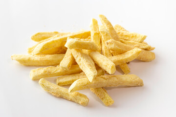 揚げた後で凍らせたフライドポテト